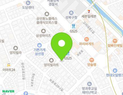 44-7 Samseongyo-ro 24-gil, Seongbuk-gu, Seoul, Republic of Korea Map