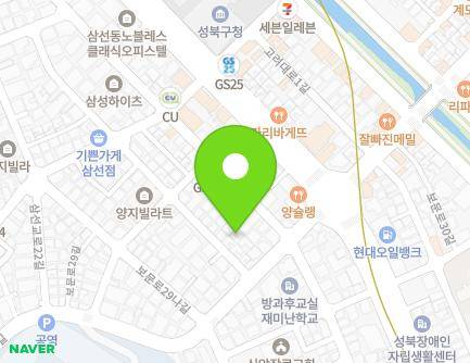 6-1 Bomun-ro 29ga-gil, Seongbuk-gu, Seoul, Republic of Korea Map