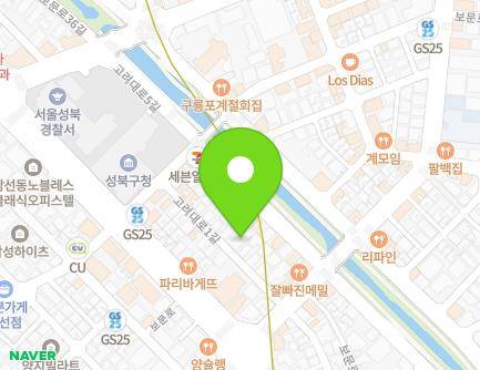 82 Goryeodae-ro 1-gil, Seongbuk-gu, Seoul, Republic of Korea Map