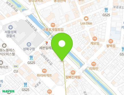 85 Goryeodae-ro 5-gil, Seongbuk-gu, Seoul, Republic of Korea Map