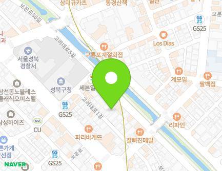 82-1 Goryeodae-ro 1-gil, Seongbuk-gu, Seoul, Republic of Korea Map