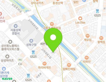 84-1 Goryeodae-ro 1-gil, Seongbuk-gu, Seoul, Republic of Korea Map