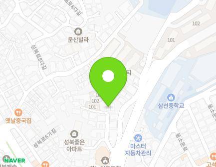 27-17 Seongbuk-ro 4-gil, Seongbuk-gu, Seoul, Republic of Korea Map
