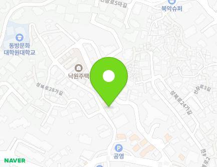 31 Seongbuk-ro 26-gil, Seongbuk-gu, Seoul, Republic of Korea Map