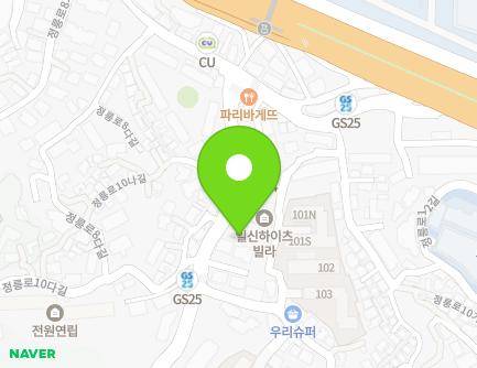 69 Jeongneung-ro 10-gil, Seongbuk-gu, Seoul, Republic of Korea Map