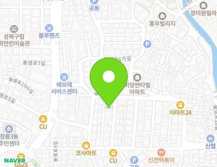 24-4 Solsaem-ro 6-gil, Seongbuk-gu, Seoul, Republic of Korea Map