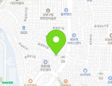 7 Solsaem-ro 5-gil, Seongbuk-gu, Seoul, Republic of Korea