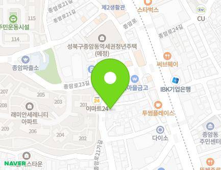 17-11 Jongam-ro 23-gil, Seongbuk-gu, Seoul, Republic of Korea Map