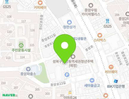 11-10 Jongam-ro 25-gil, Seongbuk-gu, Seoul, Republic of Korea Map