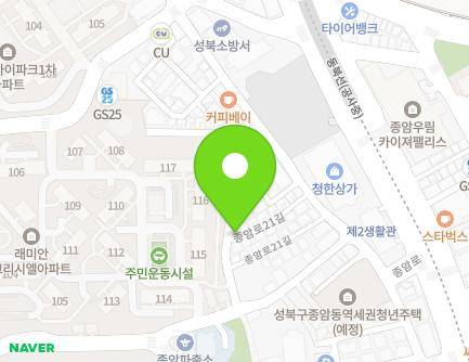 22-14 Jongam-ro 25-gil, Seongbuk-gu, Seoul, Republic of Korea Map
