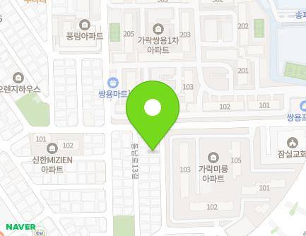 21-8 Dongnam-ro 13-gil, Songpa-gu, Seoul, Republic of Korea Map