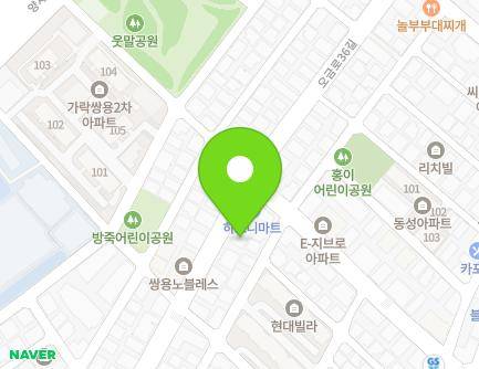 37 Ogeum-ro 36-gil, Songpa-gu, Seoul, Republic of Korea Map