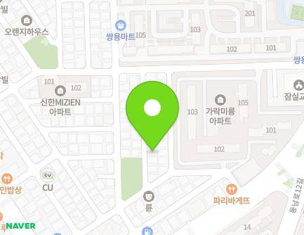 23-21 Dongnam-ro 13-gil, Songpa-gu, Seoul, Republic of Korea Map