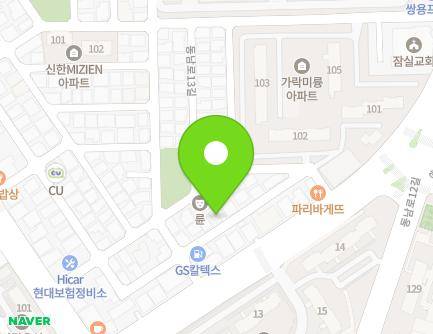 4-9 Dongnam-ro 9-gil, Songpa-gu, Seoul, Republic of Korea Map