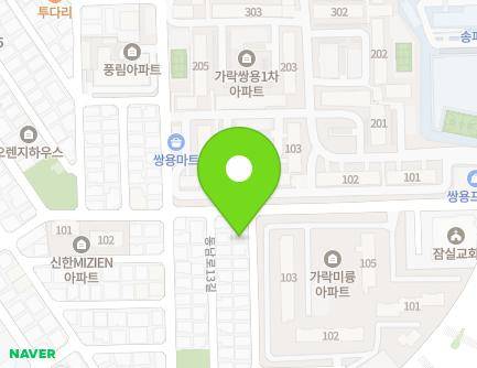 21-6 Dongnam-ro 13-gil, Songpa-gu, Seoul, Republic of Korea Map