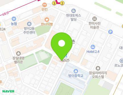 54 Ogeum-ro 11-gil, Songpa-gu, Seoul, Republic of Korea Map