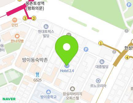 55-16 Ogeum-ro 11-gil, Songpa-gu, Seoul, Republic of Korea Map