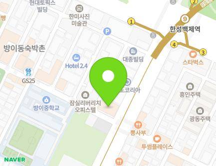 497 Baekjegobun-ro, Songpa-gu, Seoul, Republic of Korea Map