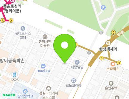 7 Baekjegobun-ro 51-gil, Songpa-gu, Seoul, Republic of Korea Map