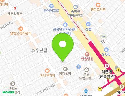 14-7 Baekjegobun-ro 39-gil, Songpa-gu, Seoul, Republic of Korea Map