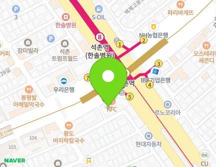 364 Baekjegobun-ro, Songpa-gu, Seoul, Republic of Korea Map
