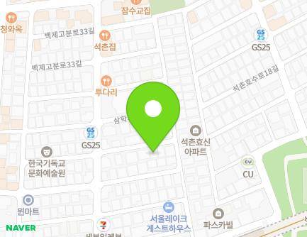 16-16 Baekjegobun-ro 33-gil, Songpa-gu, Seoul, Republic of Korea Map