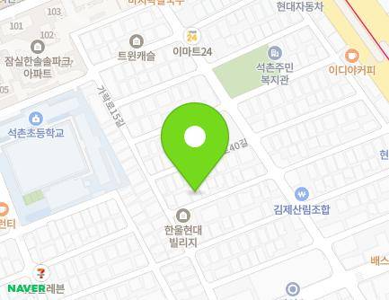 24-1 Songpa-daero 39-gil, Songpa-gu, Seoul, Republic of Korea Map