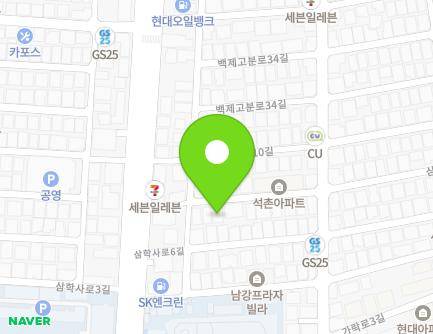 8 Samhaksa-ro 8-gil, Songpa-gu, Seoul, Republic of Korea Map