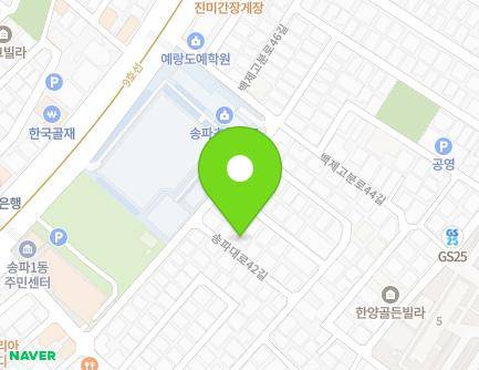 34-9 Songpa-daero 42-gil, Songpa-gu, Seoul, Republic of Korea Map