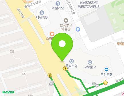 552-2 Songpa-daero, Songpa-gu, Seoul, Republic of Korea Map