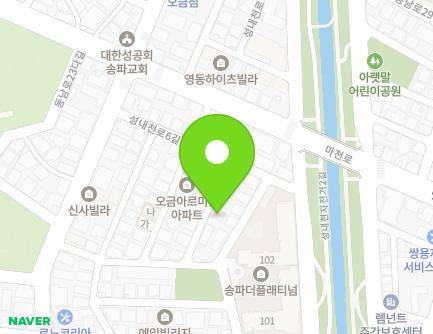 5-9 Seongnaecheon-ro 6-gil, Songpa-gu, Seoul, Republic of Korea Map