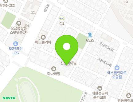 14-1 Jungdae-ro 34-gil, Songpa-gu, Seoul, Republic of Korea Map