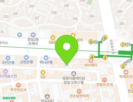 5-17 Olympic-ro 12-gil, Songpa-gu, Seoul, Republic of Korea Map