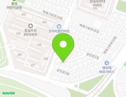 7-15 Samjeon-ro 3-gil, Songpa-gu, Seoul, Republic of Korea Map