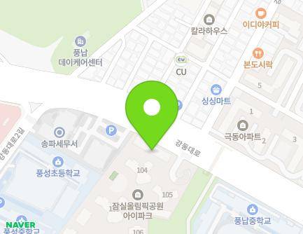 74 Gangdong-daero, Songpa-gu, Seoul, Republic of Korea Map