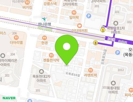 8-7 Omok-ro 54-gil, Yangcheon-gu, Seoul, Republic of Korea Map