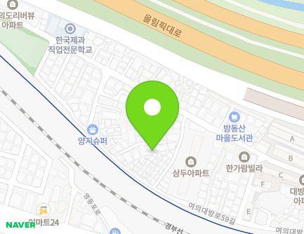 30-12 Yeouidaebang-ro 59-gil, Yeongdeungpo-gu, Seoul, Republic of Korea Map