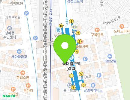 293 Hangang-daero, Yongsan-gu, Seoul, Republic of Korea Map