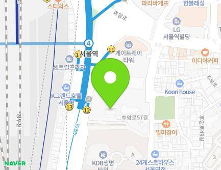 26-14 Huam-ro 57-gil, Yongsan-gu, Seoul, Republic of Korea Map