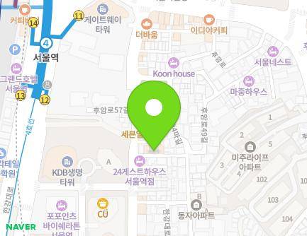 37-5 Huam-ro 57-gil, Yongsan-gu, Seoul, Republic of Korea Map