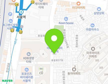 41 Huam-ro 57-gil, Yongsan-gu, Seoul, Republic of Korea Map