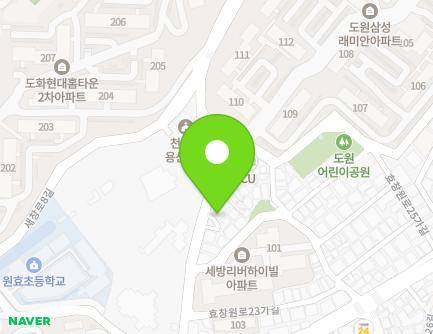 28-1 Hyochangwon-ro 15-gil, Yongsan-gu, Seoul, Republic of Korea Map