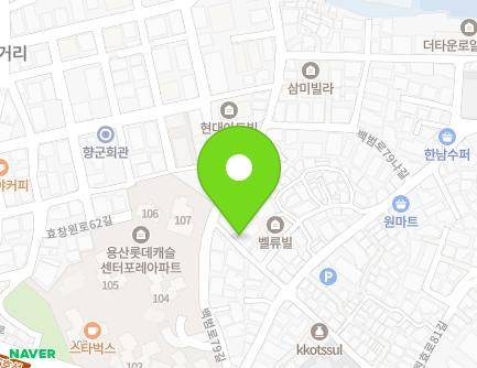 54 Wonhyo-ro 77-gil, Yongsan-gu, Seoul, Republic of Korea Map