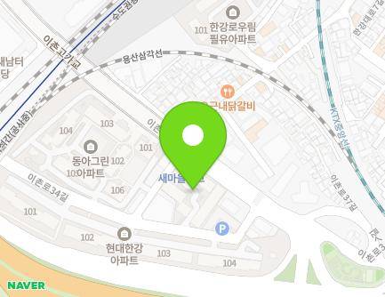 104 Ichon-ro, Yongsan-gu, Seoul, Republic of Korea Map