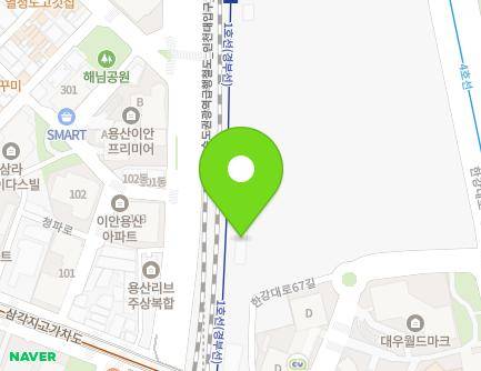 22-20 Hangang-daero 67-gil, Yongsan-gu, Seoul, Republic of Korea Map
