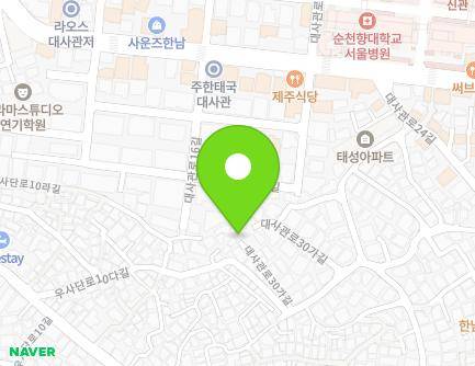 40-14 Daesagwan-ro 30ga-gil, Yongsan-gu, Seoul, Republic of Korea Map