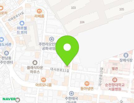 8-15 Daesagwan-ro 11-gil, Yongsan-gu, Seoul, Republic of Korea Map