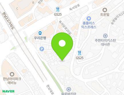 58-48 Hannam-daero 10-gil, Yongsan-gu, Seoul, Republic of Korea Map