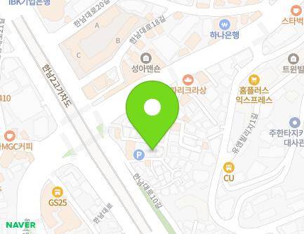 58-5 Hannam-daero 10-gil, Yongsan-gu, Seoul, Republic of Korea Map