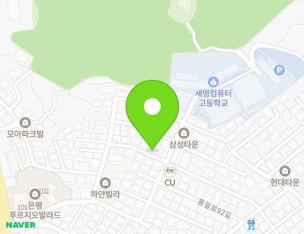 23-2 Tongil-ro 92ga-gil, Eunpyeong-gu, Seoul, Republic of Korea Map